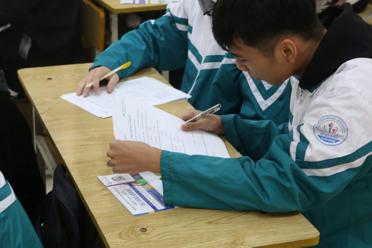 hình ảnh từ hội thảo tại Trường GDNN – GDTX Huyện Ý Yên